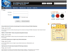 Tablet Screenshot of globalscrap.com